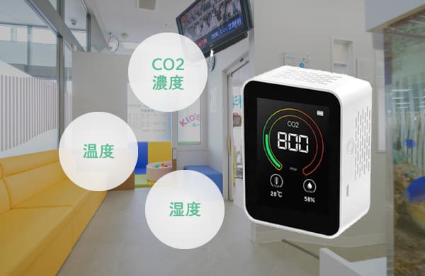 CO2濃度 温度 湿度